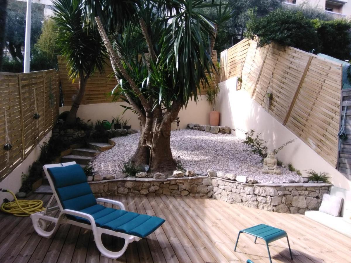 Nice- Gairaut - Jardin Prive- Grand F1 Lumineux-Piscine Collective Luaran gambar