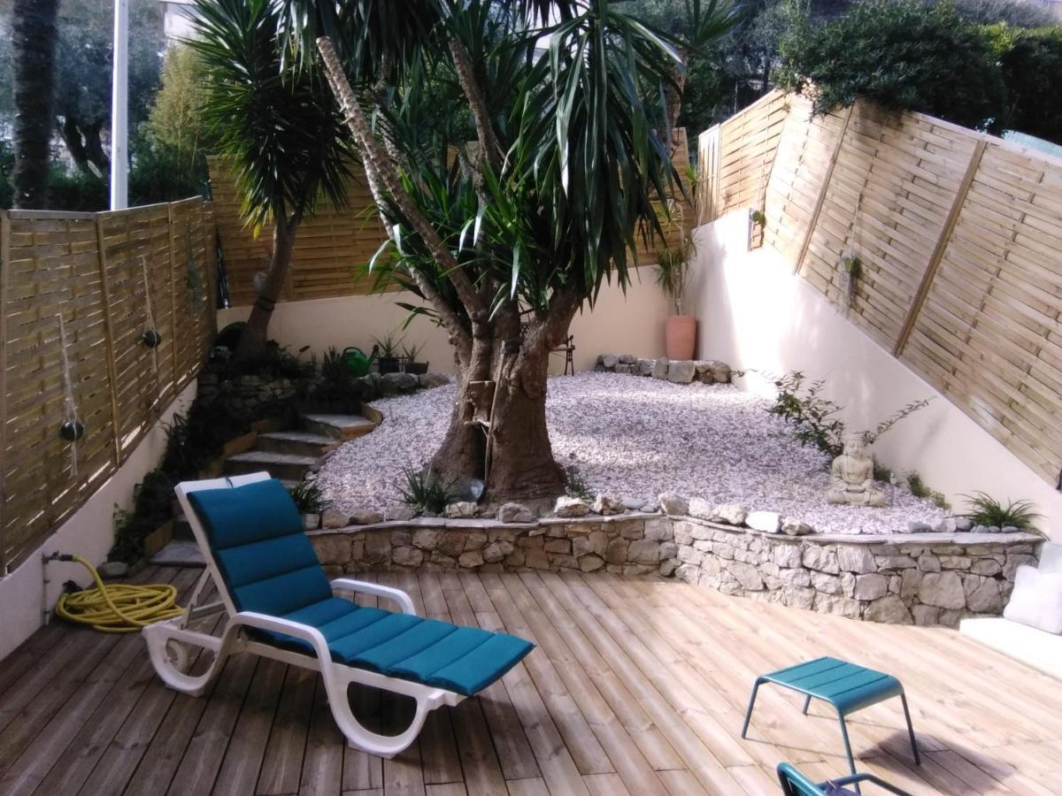 Nice- Gairaut - Jardin Prive- Grand F1 Lumineux-Piscine Collective Luaran gambar